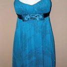 Teal Shimmer Dress Homecoming ~ Party NWT ~ Sz Med