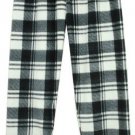 Black and White Plaid Fleece PJ Bottom ~ Lounge Pants ~ NWT