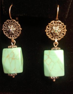 Turquoise Dangle Earrings NWT