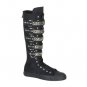 "Demonia" - Canvas 5 Buckle Strap Knee Sneaker Boot ~ Sizes 4-12 NWB