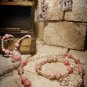 Howlite and Dragons- 5 Piece Handmade Artisan Jewelry Set- Necklace, Earrings, Bracelet and Anklet