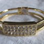 Gold with rhinestones