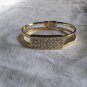 Gold with rhinestones
