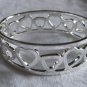 Silver HEART cuff