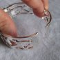 Silver HEART cuff