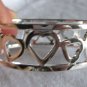 Silver HEART cuff
