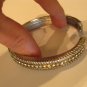 Silver and Gold with rhinestones