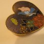 Cloisonne Heart Pin