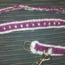 CROCHETED DOG LEASH WITH COLLAR