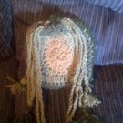 CROCHET MINI BAG TO FIT MAKE UP OR LITTLE ODDS AND ENDS