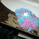 PINK AND BABY BLUE SNEAKERS 0-3 MONTHS