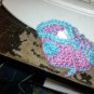 PINK AND BABY BLUE SNEAKERS 0-3 MONTHS