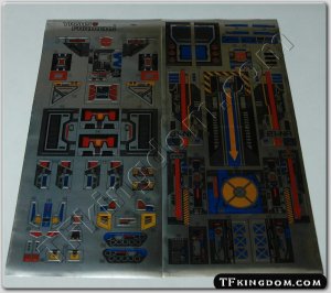 Transformers G1 Fortress Maximus Sticker Decal Sheet