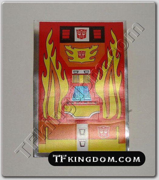 Transformers G1 Rodimus Prime Sticker Decal Sheet