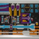 Transformers G1 Scorponok Sticker Decal Sheet