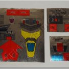 Transformers G1 Abominus Set Sticker Decal Sheet