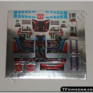 Transformers G1 Slag Sticker Decal Sheet