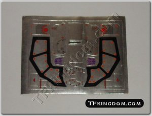 Transformers G1 Headstrong Sticker Decal Sheet
