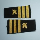 U.S.NAVY SOFT SHOULDER BOARDS COMMANDER SUPPLY CORPS