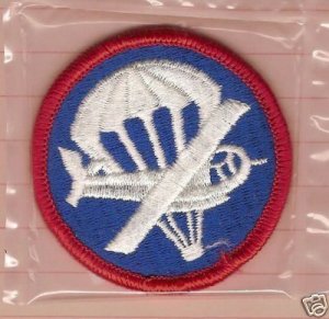 AIRBORNE OFF UNIT CAP COLOR PATCH INSIGNIA