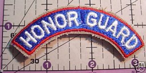 HONOR GUARD TAB COLOR PATCH NEW