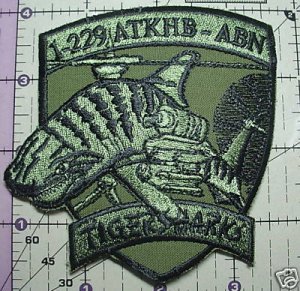 1st BTLN 229TH AVIATION REGIMENT FLYING TIGERS PATCH