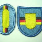5TH QUARTERMASTER DETACHMENT FLASH AND OVAL