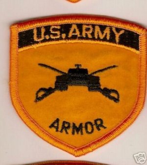 ARMY BOS "ARMOR" COLOR PATCH INSIGNIA