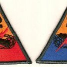 2ND ARMORED DIVISION PATCHES INSIGNIA 10/69 LOT OF 2