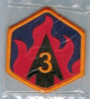 3RD CHEMICAL BRIGADE COLOR PATCH INSIGNIA