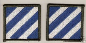 ARMY 3RD INFANTRY DIVISION PATCHES INSIGNIA LOT OF 2
