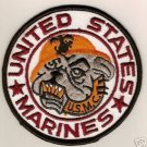 MARINE CORPS ROUND "BULLDOG" 4" COLOR PATCH USMC