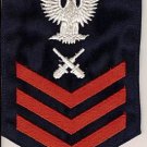 NAVY RATE RED ON BLUE GUNNER'S MATE
