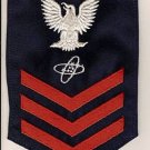NAVY RATE RED ON BLUE ELECTRONIC'S TECHNICIAN