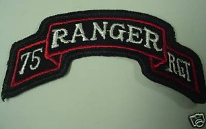 75th REGIMENT RANGER SCROLL TAB