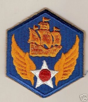 6TH ARMY AIR FORCE COLOR PATCH INSIGNIA WWII