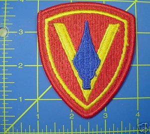 5TH MARINE DIVISION COLOR PATCH INSIGNIA