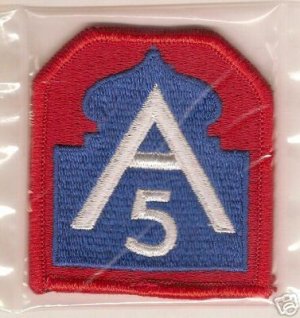 5TH ARMY COLOR PATCH INSIGNIA