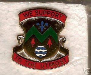 528TH SUPPORT BATTALION DUI CREST INSIGNIA