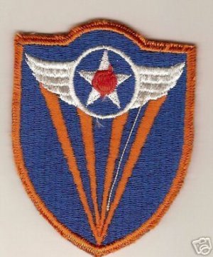 4TH ARMY AIR FORCE COLOR PATCH INSIGNIA WWII