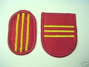 319TH FIELD ARTILLERY 3RD BATTALION FLASH AND OVAL