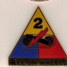 2ND ARMORED DIVISION "HELL ON WHEELS" DUI CREST