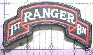 1ST BATTALION RANGER TAB PATCH COLOR NEW