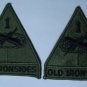 1ST ARMORED OLD IRONSIDES PATCHES INSIGNIA LOT OF 2