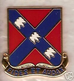 134TH FIELD ARTILLERY REGIMENT DUI DI CREST INSIGNIA