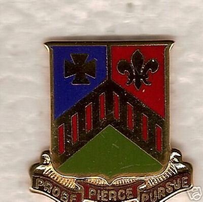 127TH ARMOR REGIMENT DUI CREST DISTINCTIVE INSIGNIA