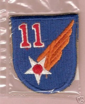 11TH ARMY AIR FORCE COLOR PATCH INSIGNIA