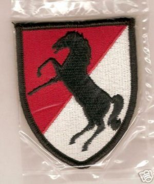 11TH ARMORED CAVALRY REGT COLOR PATCH INSIGNIA