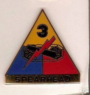 3RD ARMORED DIVISION "SPEARHEAD" DUI CREST INSIGNIA