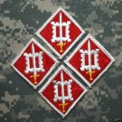 18th Engineer Brigade Color Patch Lot of 4